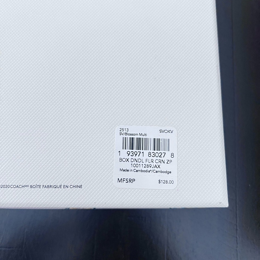 Coach Lavender/Pink Floral Wristlet - Picture 3 of 3